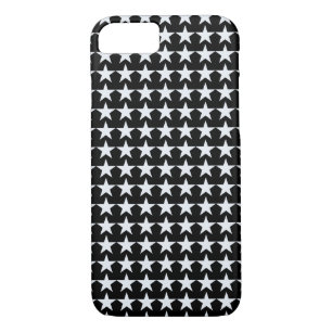 white stars on black Case-Mate iPhone case