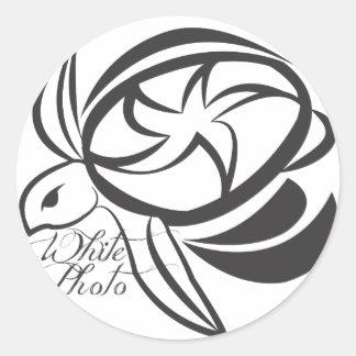 White sticker