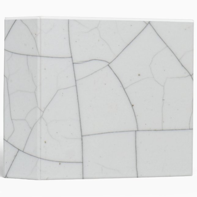 White stone cracks binder (Front/Spine)