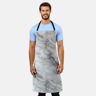White Stone Textures Design Series 4 Apron