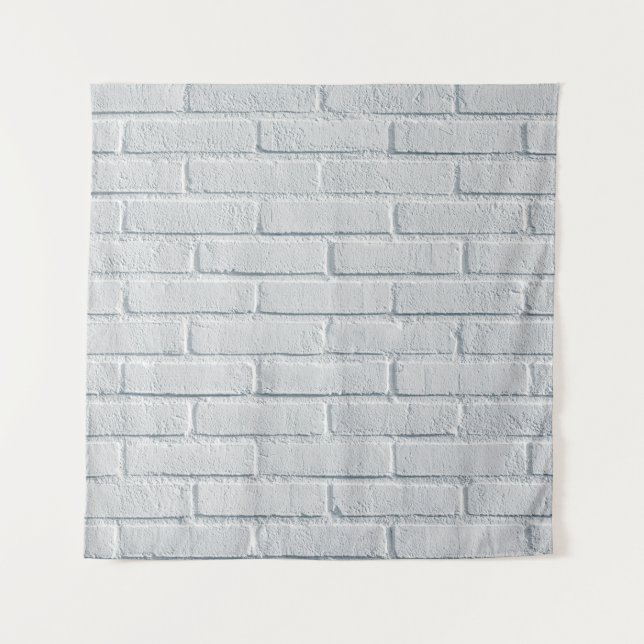 White stone wall bricks pattern tapestry (Front)