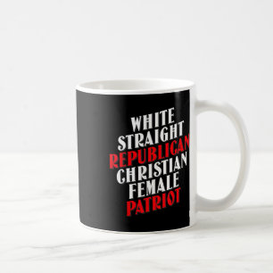 White Straight Republican Male Funny Republican 2 Coffee Mug