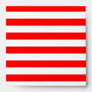 White Striped Envelope