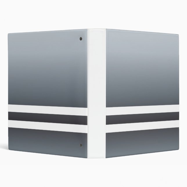 White Stripes Dark Blue Binder (Background)