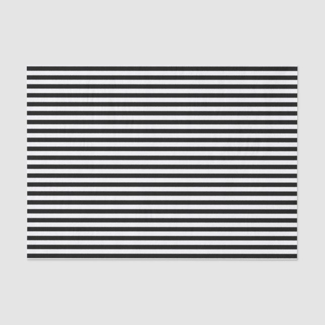 White Stripes pattern - Customizable background Tissue Paper (Front)