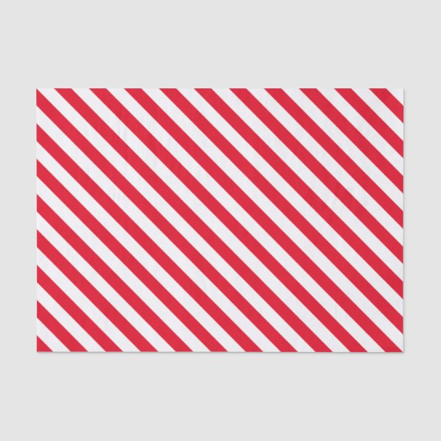 White Stripes, You Choose Your Background Colour Tissue Paper (Front)