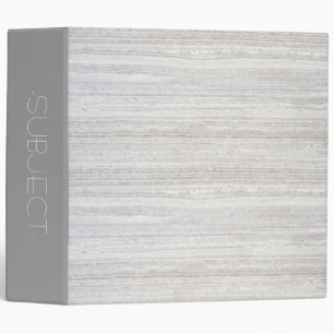 White Stroke Marble Binder