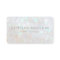 White Subtle Glitter Bokeh Business Card