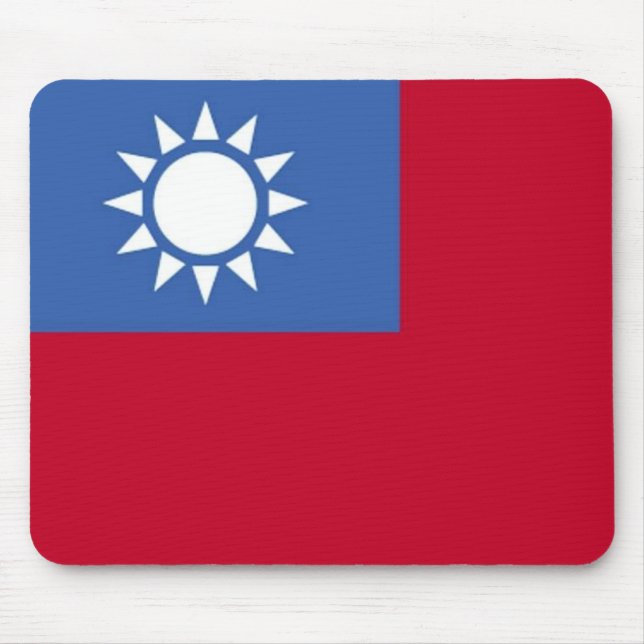 White Sun Mouse Pad (Front)