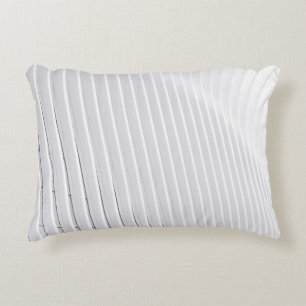 White surface accent pillow