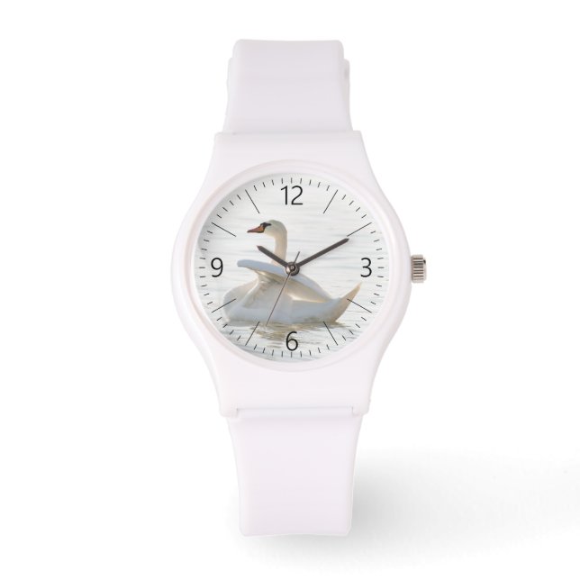 White swan Cygnus Watch (Front)