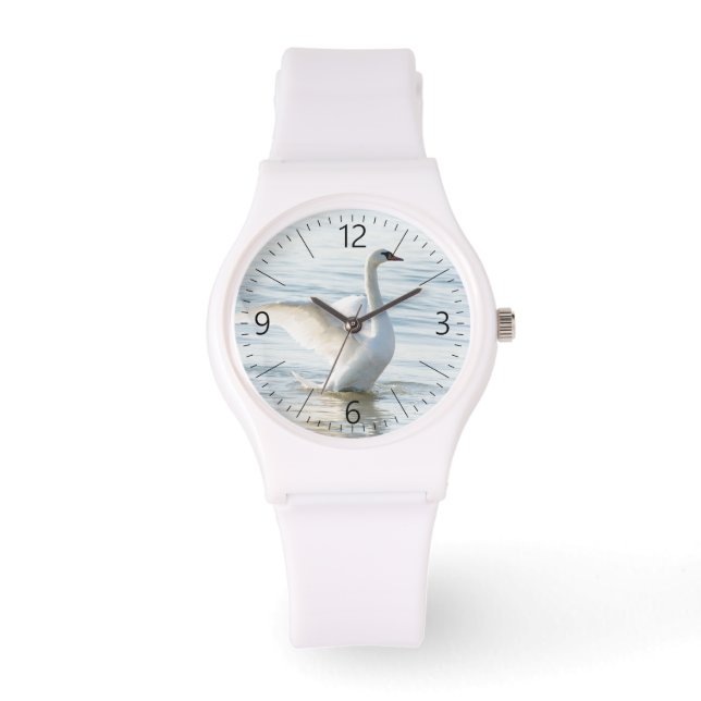 White swan Cygnus Watch (Front)