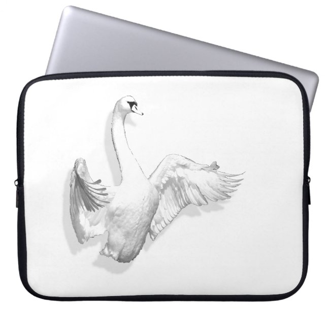 White Swan - laptop sleeve (Front)