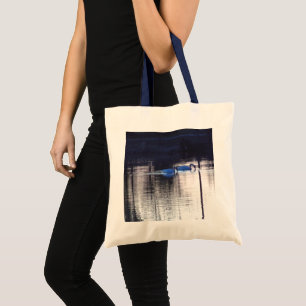 White Swans at Dusk Tote Bag
