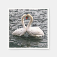 White Swans Napkins