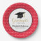 White Swirl on Red, Personalized Graduation