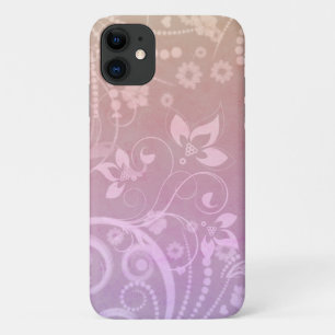 White swirls on pastel iPhone case