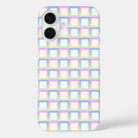 White Symmetric Chequered Gradient Pattern Frames
