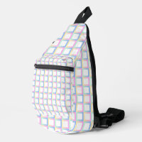 White Symmetric Chequered Gradient Pattern Frames
