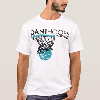 White T-Shirt - Dani Hoops Basketball