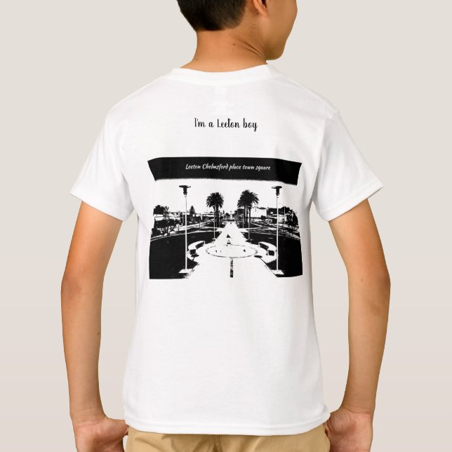 White t-shirt for a boy (Back)