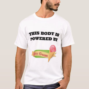 White T- Shirt with black lettering