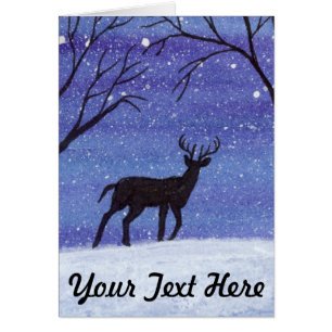 White Tail Buck Greeting Card