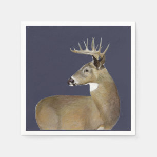 White Tail Buck Napkin