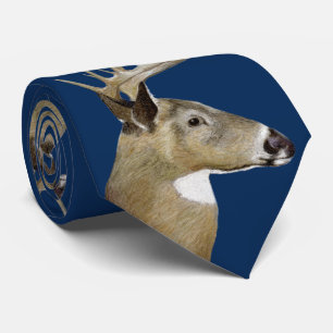 White Tail Buck Tie