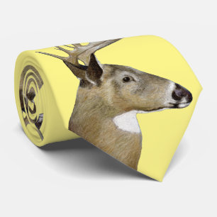 White Tail Buck Tie