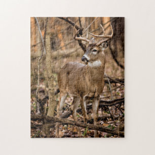 White Tail Deer Buck Jigsaw Puzzle