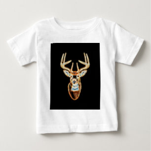 White tail Deer Head Energy Spirit Baby T-Shirt