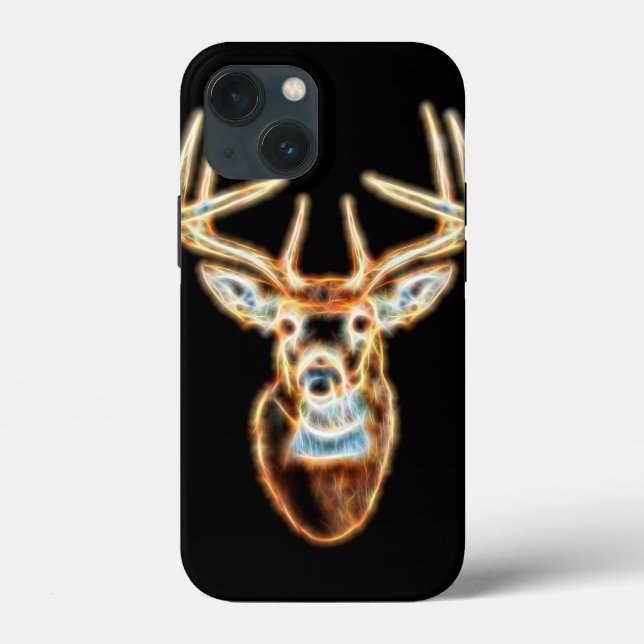 White tail Deer Head Energy Spirit Case-Mate iPhone Case (Back)