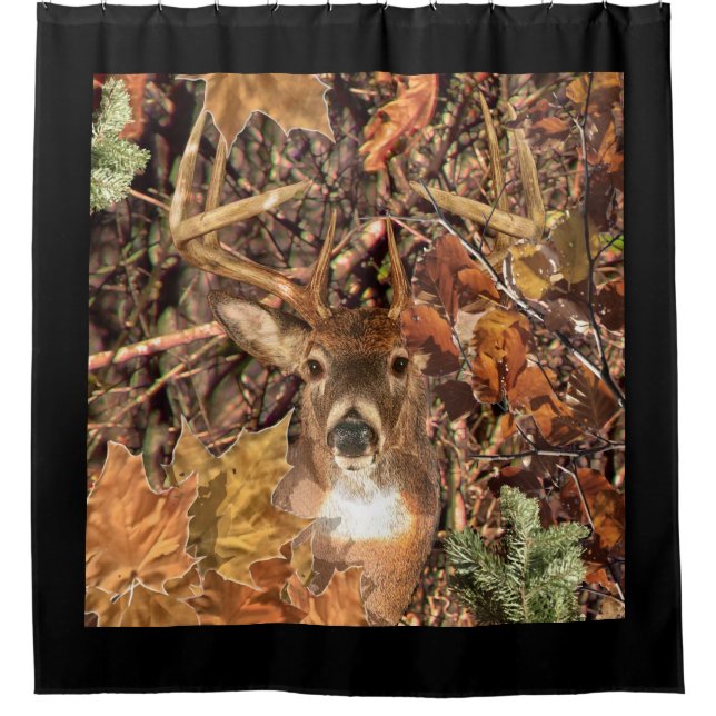 White Tail Deer Head Fall Energy Spirited on a (Front)