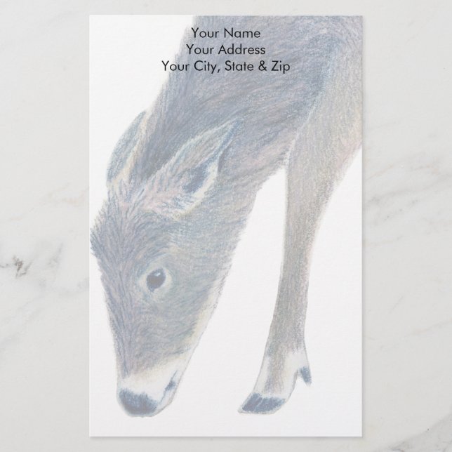 White Tail Deer Stationery (Front)