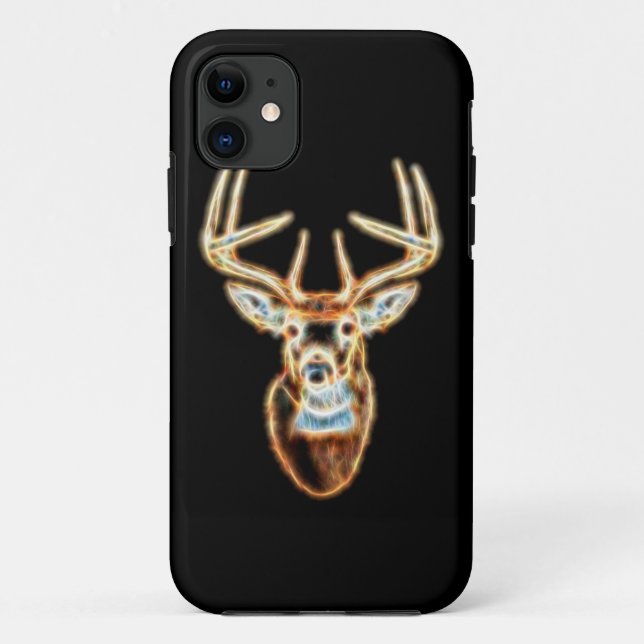 White Tail Head Energy Spirit Case-Mate iPhone Case (Back)