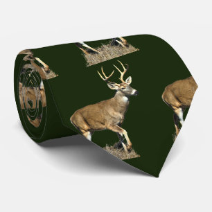 White Tailed Deer Buck Neck Tie