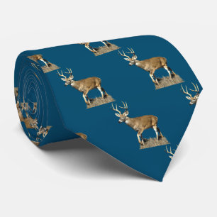 White Tailed Deer Buck Neck Tie