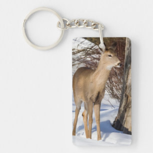 White-tailed Deer (Close Up) Keychain