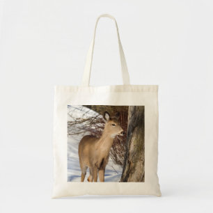 White-tailed Deer (Close Up) Tote Bag