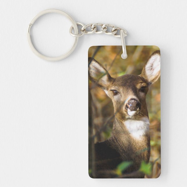 White-Tailed Deer Keychain (Front)