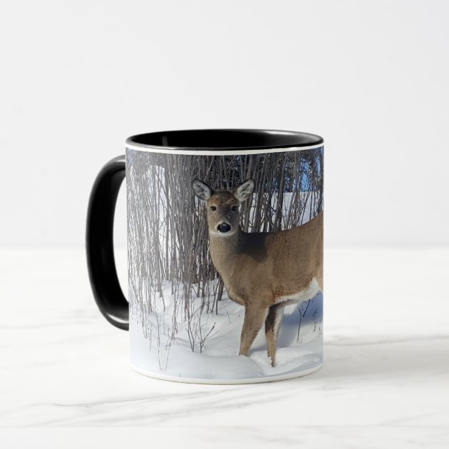 White Tailed Deer Personalized Mug (Front Left)