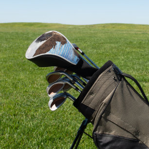 White Tailed Eagle Hunting For Fish Golf Head Cover