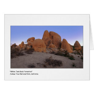 " White Tank Rock Formation "