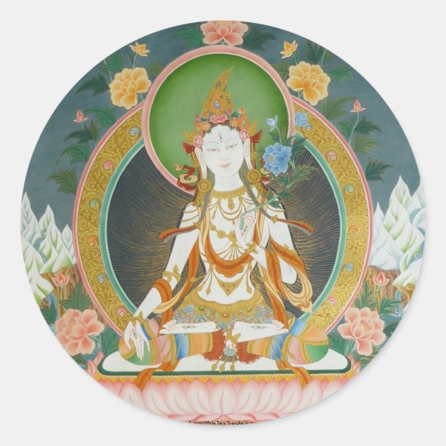 White Tara Stickers (Front)