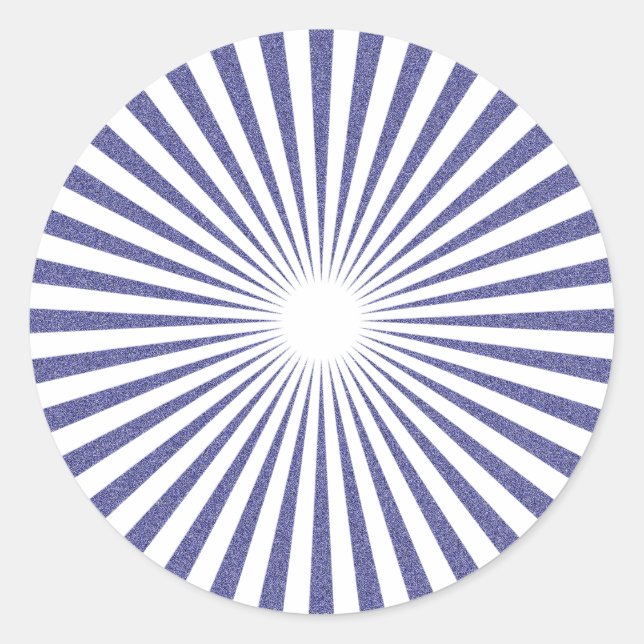 White Target - Classic Round Sticker (Front)