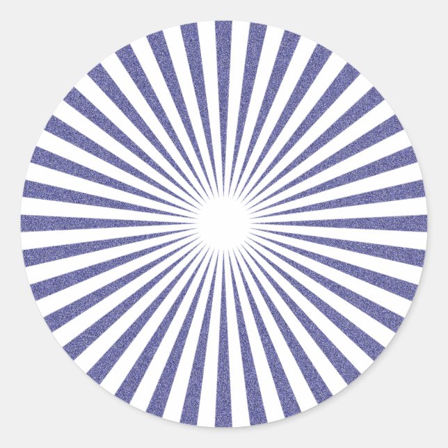 White Target - Classic Round Sticker (Front)