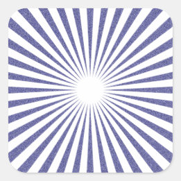 White Target - Square Sticker