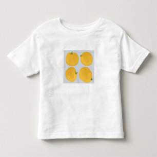White Tee with Oranges