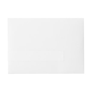 White Template Wraparound Address Label